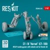 RESKIT RSU48-0243 CF-18 Hornet (CF-188) (RCAF) landing gears with wheels set for Kinetic kit (3D Printed) 1/48